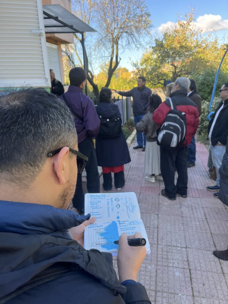 El grupo hizo un tour por la CiudadEscuela 